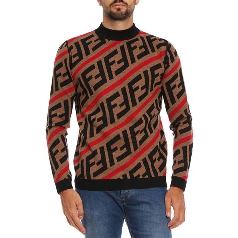 fendi beige cotton sweatshirt|fendi unisex sweater.